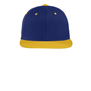 Sport-Tek Yupoong Flat Bill Snapback Cap.