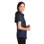 Port Authority Women's Short Sleeve SuperPro Twill Shirt.