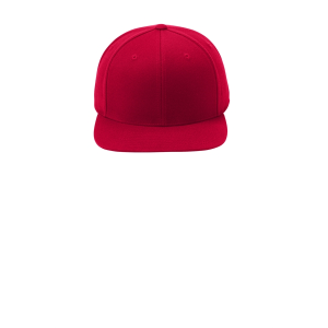 Sport-Tek Yupoong Flat Bill Snapback Cap.